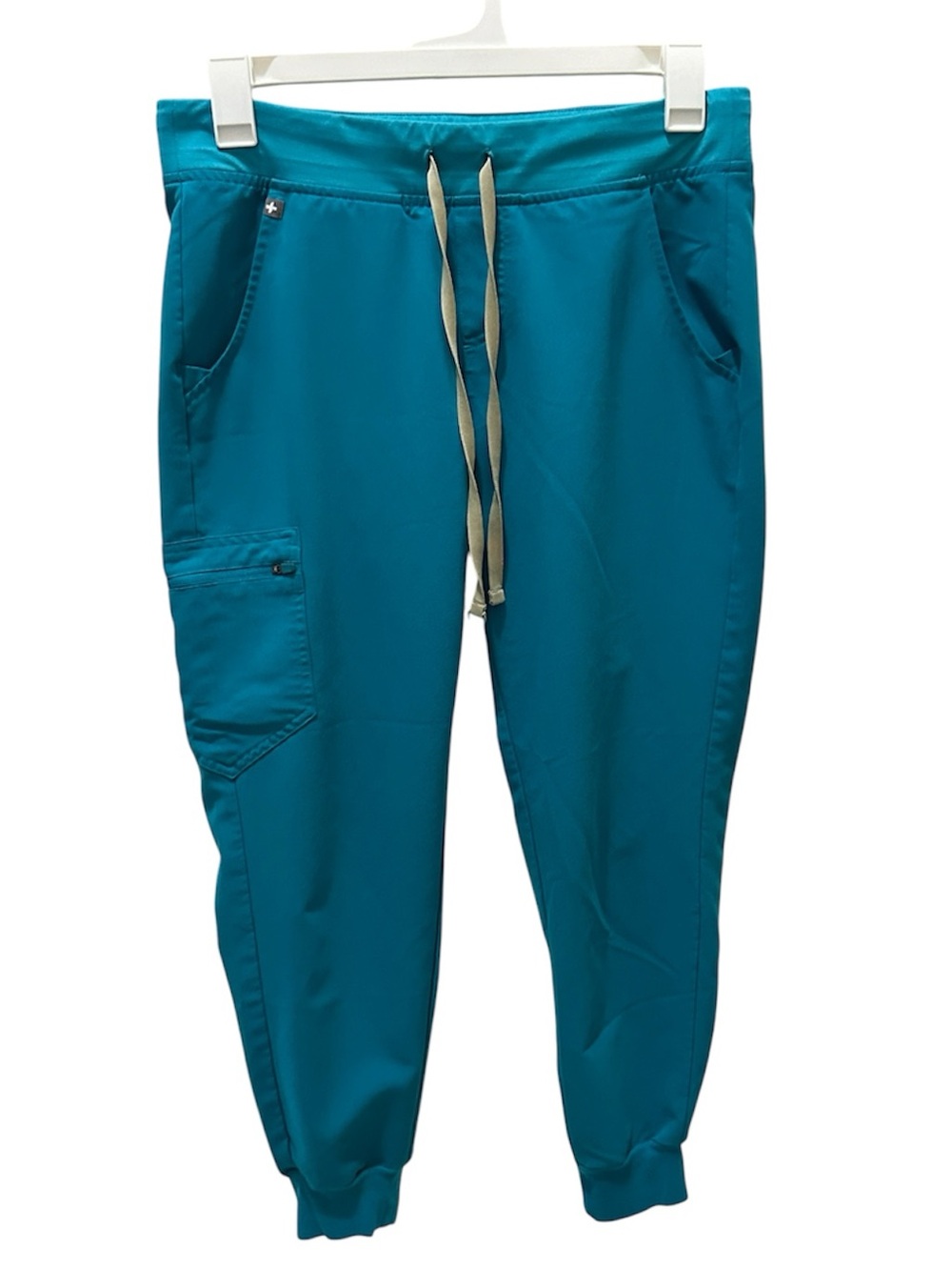 FIGS Zamora Jogger Scrub Pants Size M/P Medium Petite PO# 1772 teal blue